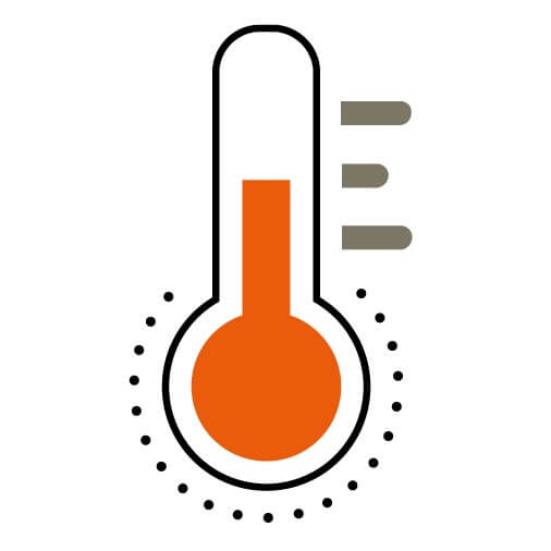 cropped icon for temperature